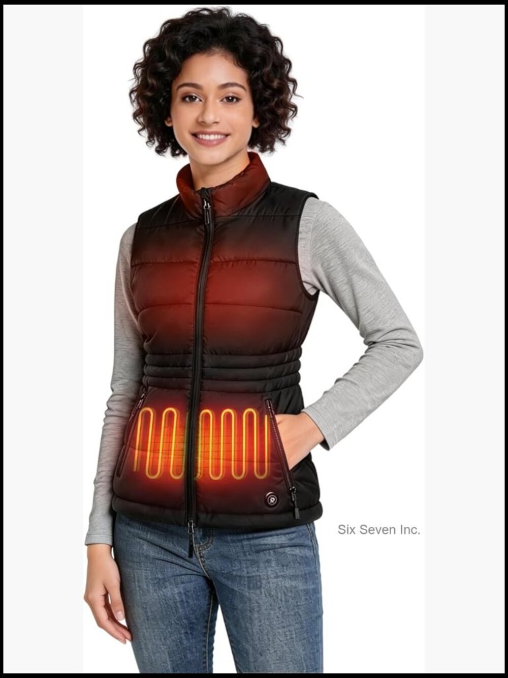 Heated Vest with Rechargeable Battery, Lightweight Puffer Heating Vest